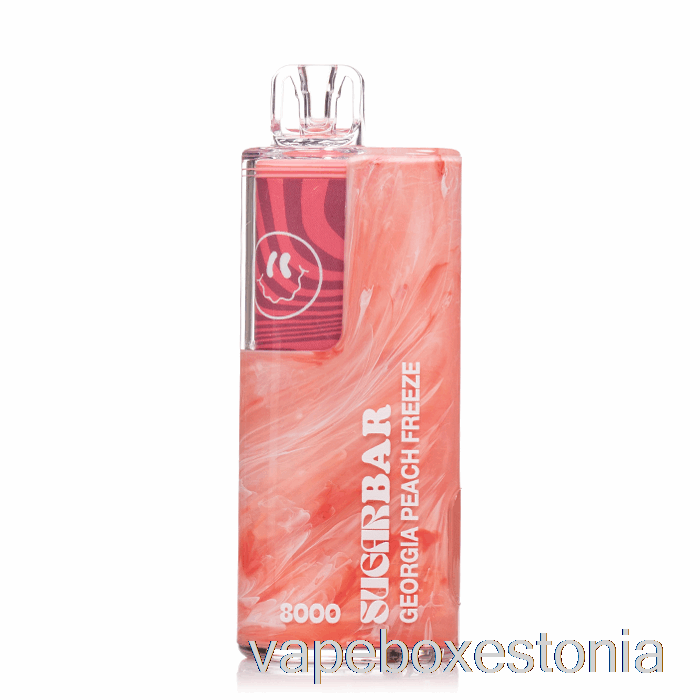 Vape Box Estonia Suhkrubatoon Sb8000 ühekordne Georgia Virsiku Külmutamine